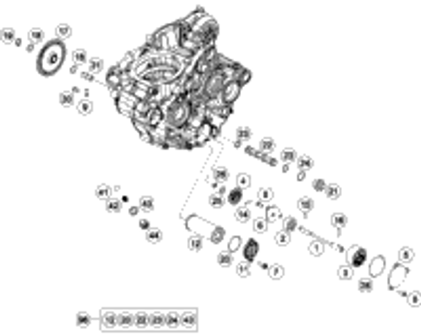 KTM ROTOR EFI CPL. 2023 250 SX-F Engine 79239005044