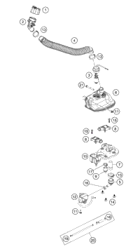 KTM Control device EFI 2022 250 XC TPI Engine 55641031000