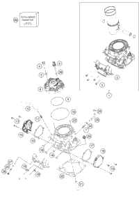 KTM CRANKSHAFT EXC 2021 250 XC TPI Engine 55430118100