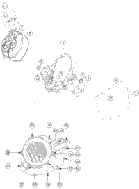 KTM PISTON KIT GR.II 300 Enduro ON DEMAND 2021 300 XC TPI Engine 00050000266