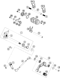 KTM CYLINDER HEAD CPL. 2017 390 DUKE BLACK ABS BD CO 90236020033