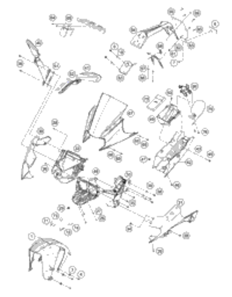 KTM Crankshaft assemby comp 2019 390 DUKE ORANGE 93830018100