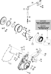 KTM Cylinder + piston cpl. 2019 390 DUKE ORANGE 93830038000