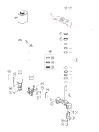 KTM catalytic converter cpl. 2018 390 DUKE WHITE - Chassis 93605008000