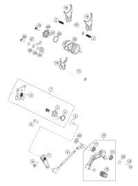 KTM Dashboard 2022 390 DUKE, Silver - B.D. Chassis 94314069000