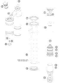 KTM Top part cmpl. 2020 50 SX 36120858S2