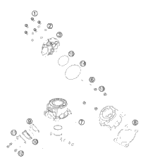 KTM CRANKSHAFT CPL. 2018 50 SX 45230018000