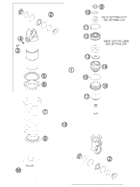 KTM MONOSHOCK TOP PART L147 CPL.07 2016 50 SX 36120783S
