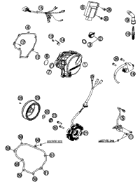 KTM MONOSHOCK 50 SX      08 50 SX 08 2008 50 SX 03189D02