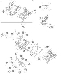 KTM CRANKSHAFT CPL. 2023 50 SX Engine 45230018000