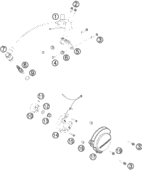 KTM Rearwheel cpl. 50SX-Mini 2018 2022 50 SX EU Chassis 45310001044