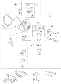 KTM FUEL TANK CPL. 2009 525 XC ATV 8300701303330