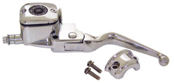 V-Factor Chrome Handlebar Clutch Master Cylinders For Harley Big Twin 1996-2006
