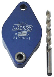 Jim's Machining Exhaust Stud Drill Plate For Harley Evolution & Twin Cam