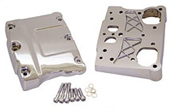 V-Factor Chrome Rocker Arm Cover Assembly For Harley Twin Cam 1999-Later Replaces HD# 17572-99 & 17573-99