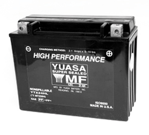 Yuasa Ytx24Hl Factory Activated Maintenance Free 12 Volt 1977 Ski-Doo Olympique 300SYUAM7250H