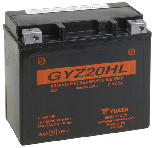 Yuasa Gyz20Hl Factory Activated Battery 2004 Ski-Doo GSX 600 SportYUAM720GH