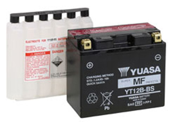 Yuasa Yt12B-Bs Maintenance Free 12 Volt Battery 2020 Ducati Multistrada 950 S Spoked Wheels YUAM6212B