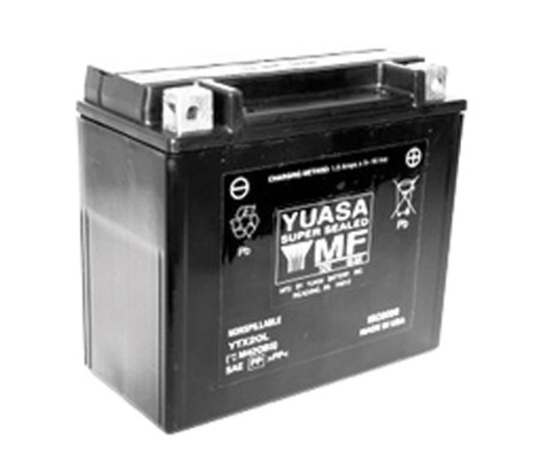 Yuasa Ytx20L Factory Activated Maintenance Free 12 Volt Batt2023 Harley Davidson FLHCS Heritage Classic 114 YUAM420BS