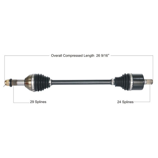 Tytaneum Heavy Duty Cv Axle  Fits 2020 Can-Am Defender MAX HD8 813-0374