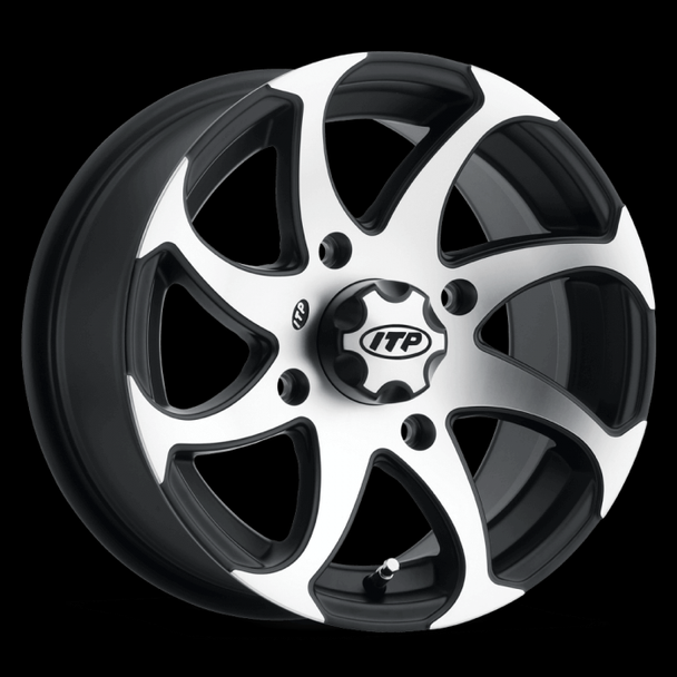 Itp Twister-14X7 Machined(14Twm118Rbx) Fits 2022 Can-Am Maverick Sport Max 1000R DPS 1422328536BR