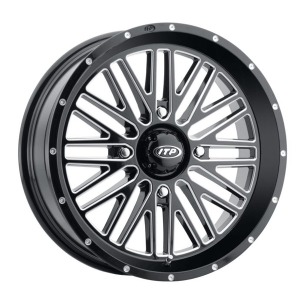 Itp Momentum Wheel Blk/Mch, 18X6.5, 4/137, 4+2.5 (+10Mm) Fits 2023 Can-Am Maverick X3 X rc Turbo RR 64 1822742731B