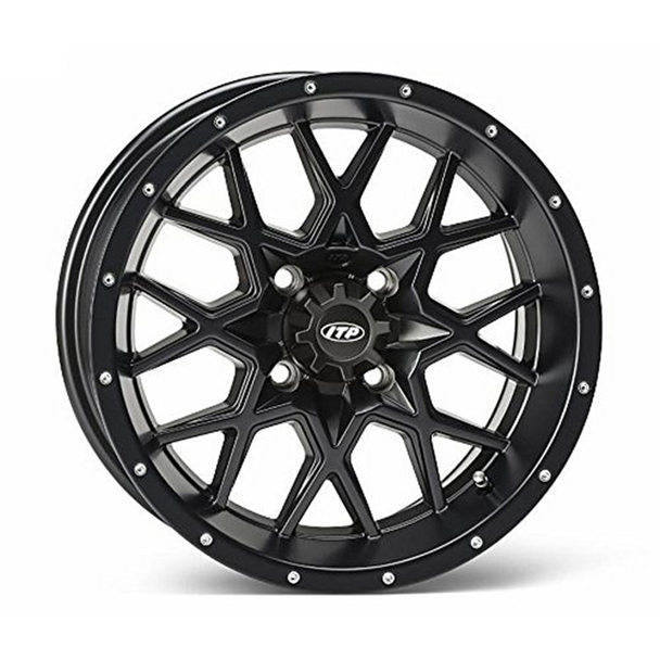 Itp Hurricane Wheel 14X7 Matteblack (14Rb113Bx) Fits 2021 Kawasaki KRF1000 Teryx KRX 1000 Trail Edition 1428638536B
