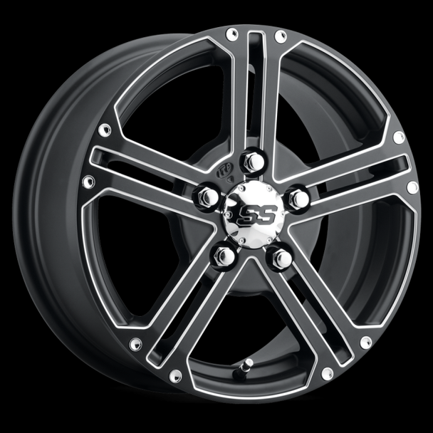 Itp Ss212 Wheels Black/Milled 15" X 7", 5/4.5 (6.+1) Fits 2022 Polaris RZR Pro R 4 Sport 1522761727B