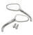 Motorcycle "Golf Club" Chrome Billet Handlebar Mirrors Pair for Yamaha Models