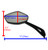 Dimensions and specifications of diamond motorcycle mirrors.