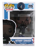 Timberwolves Anthony Edwards Signed #215 Funko Pop Vinyl Figure