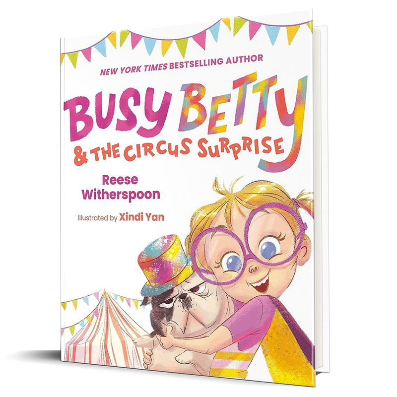 Busy Betty The Circus Surprise Reese Witherspoon Signed Book busy-betty-the-circus-surprise-reese-witherspoon-signed-book