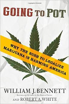 William J. Bennett Signed Book - Going To Pot