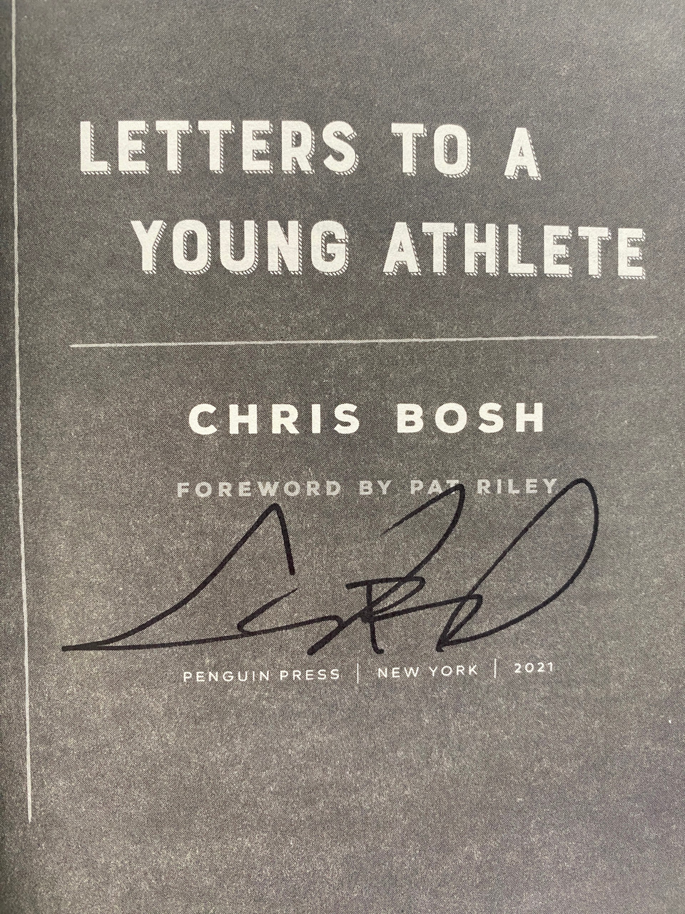 Letters to a Young Athlete by Chris Bosh: 9781984881809 |  : Books