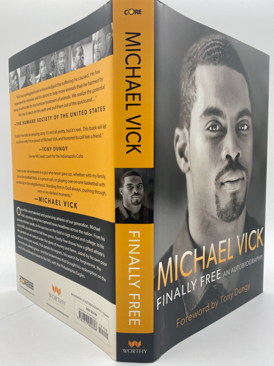 Finally Free Numbered Collectors Edition- Michael Vick (Signed Book)