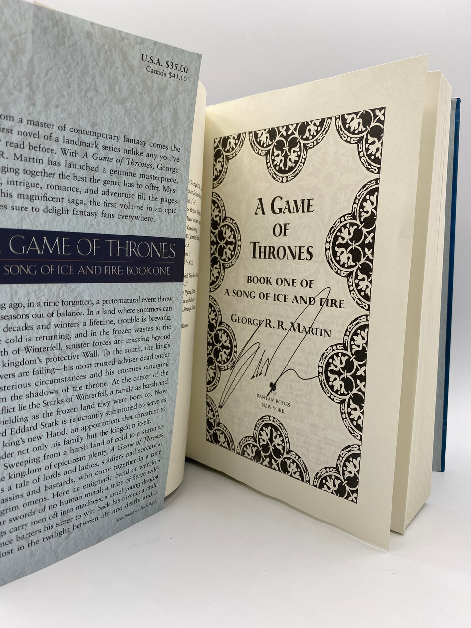 Set 1-5 Game of Thrones Series Hardcover Collection Set - George R. R.  Martin (Signed Book)