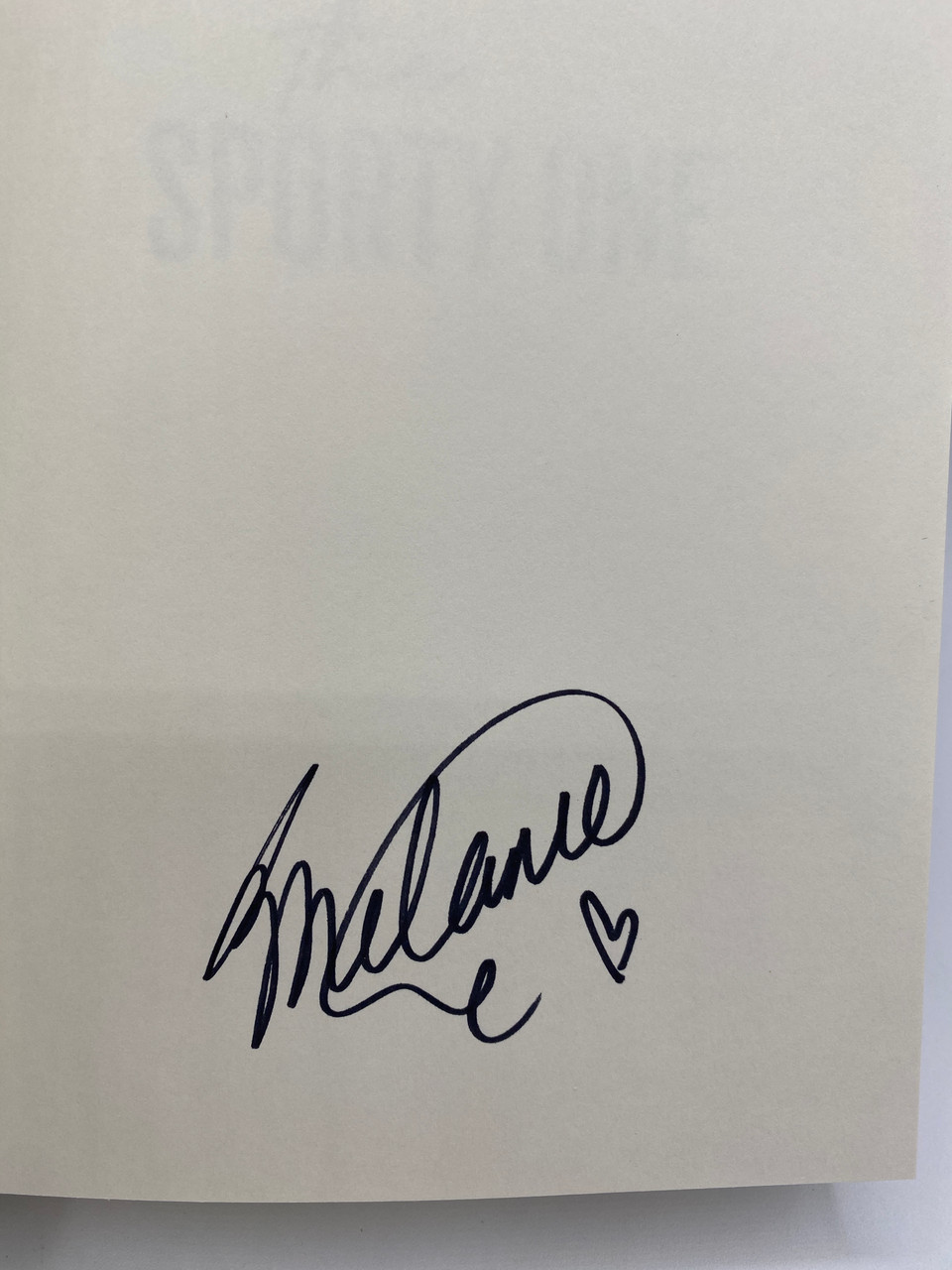 The Sporty One - Melanie Chisholm (Signed Book)