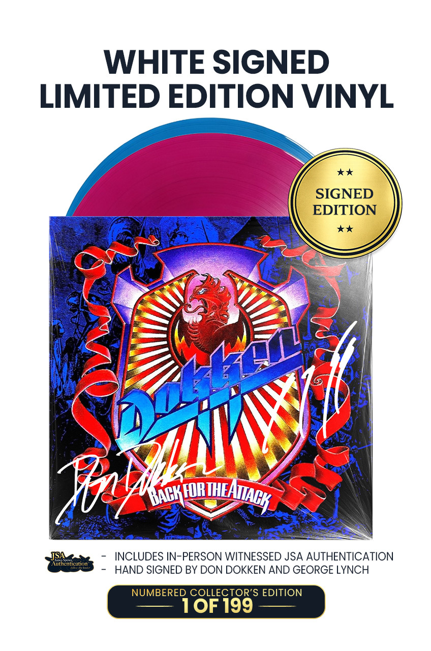 Back For The Attack - Don Dokken and George Lynch (Signed Vinyl)
