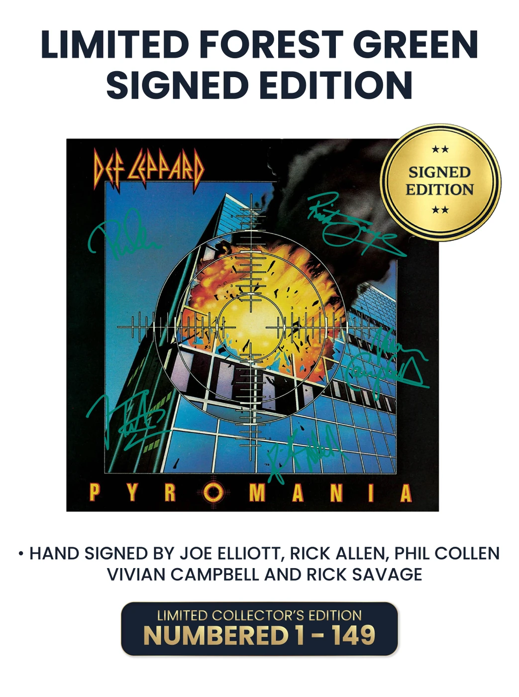 DEF LEPPARD PYROMANIA バンドスコア Pyromania - Def Leppard (Vinyl)