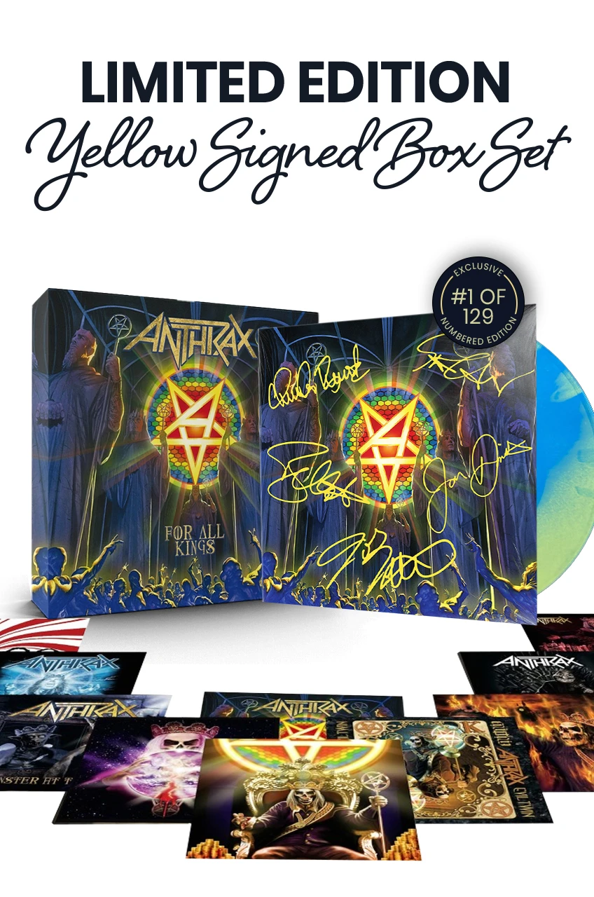 アンスラックス フォー・オール・キングス サイン入り For All Kings - Anthrax (Signed Vinyl)