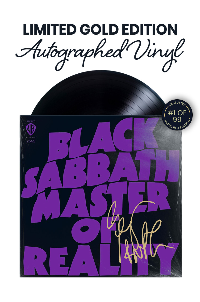 Black Sabbath - Master of Reality サイン入り Master of Reality - Geezer Butler (Signed Vinyl)