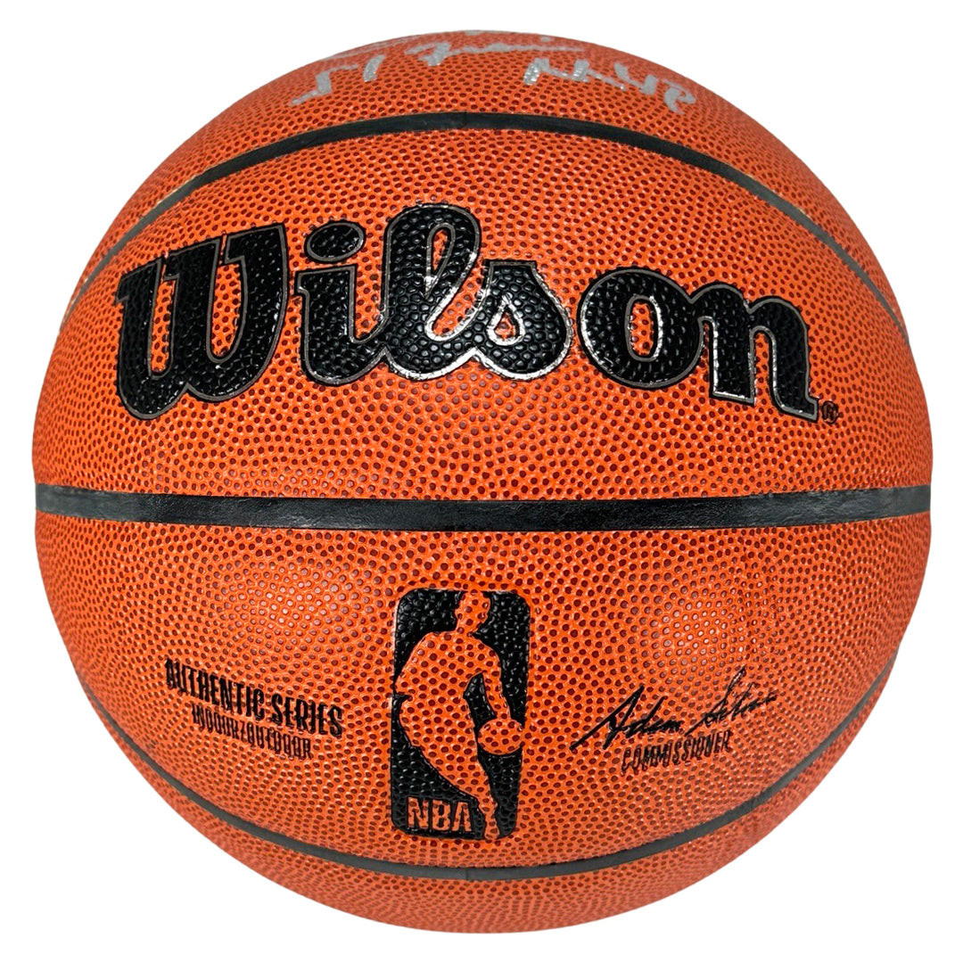 Cedric Maxwell Signed Finals MVP Inscription Wilson Authentic