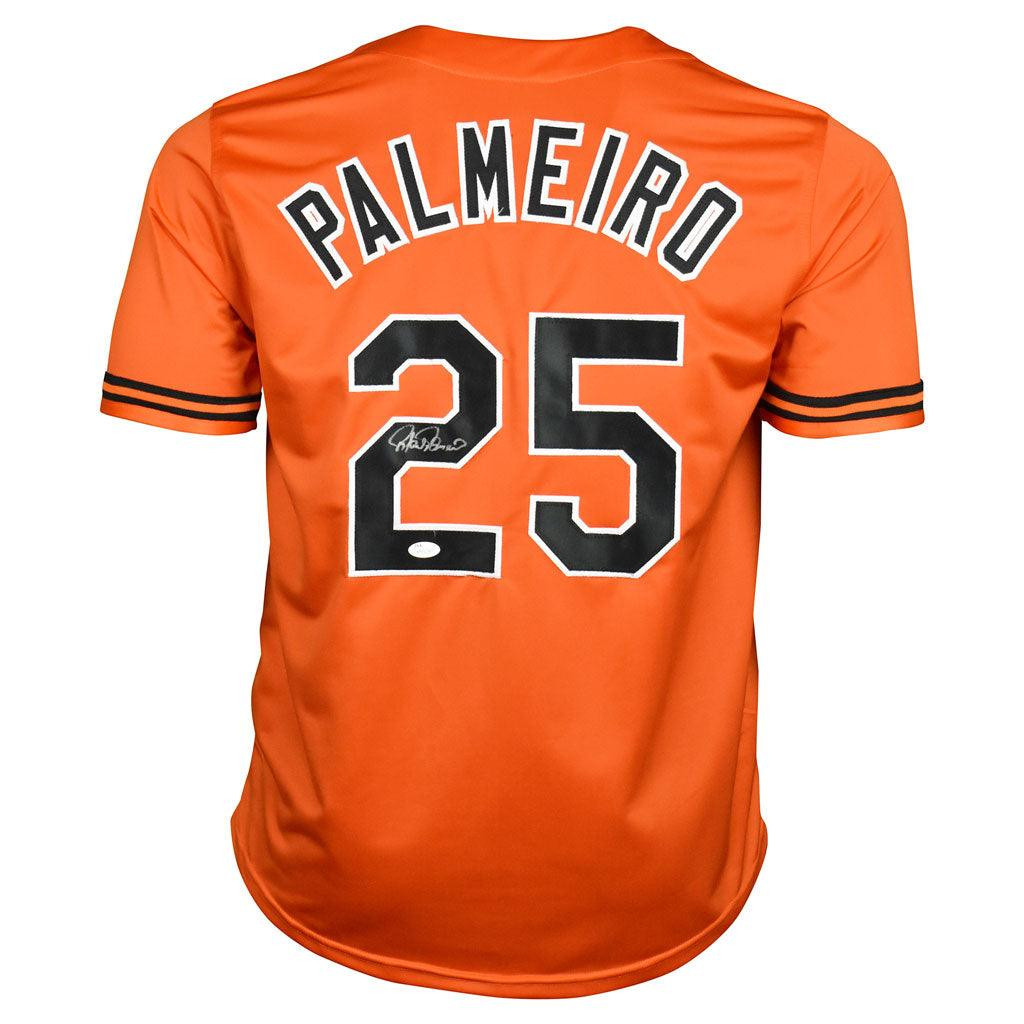 Rafael Palmeiro Signed Baltimore Orange Baseball Jersey (JSA) -