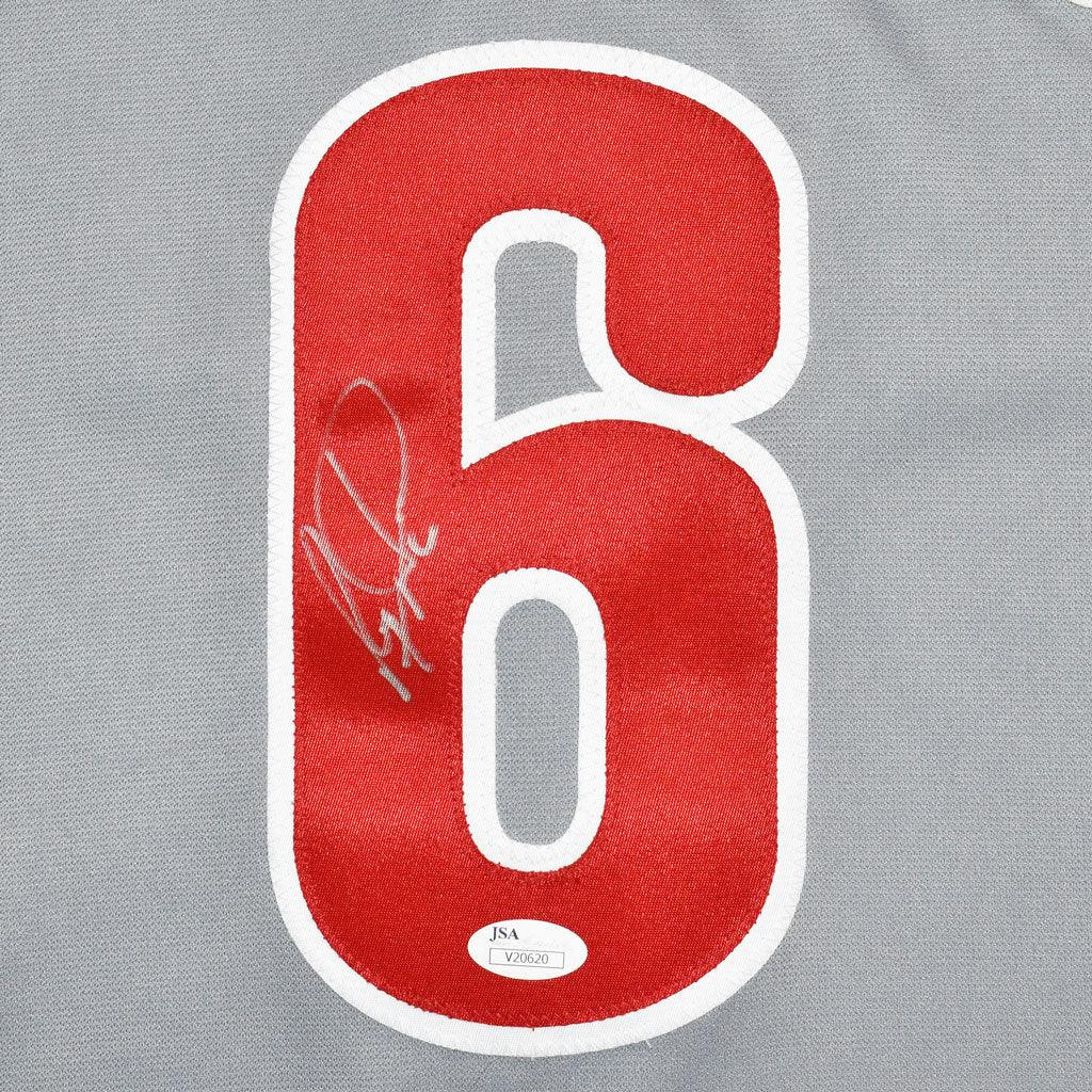 Ryan Howard Signed Philadelphia Grey Baseball Jersey (JSA)