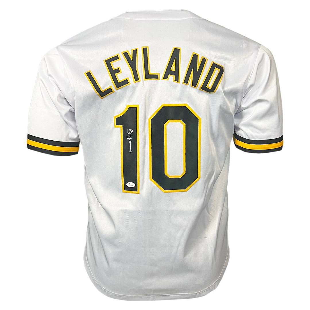 Jim Leyland Signed Pittsburgh White Baseball Jersey (JSA) -