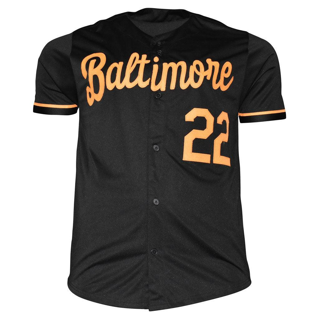 新品 レア Pearl Jam パールジャム Baseball Jersey Jim Palmer Signed Baltimore Black Baseball Jersey (JSA) -