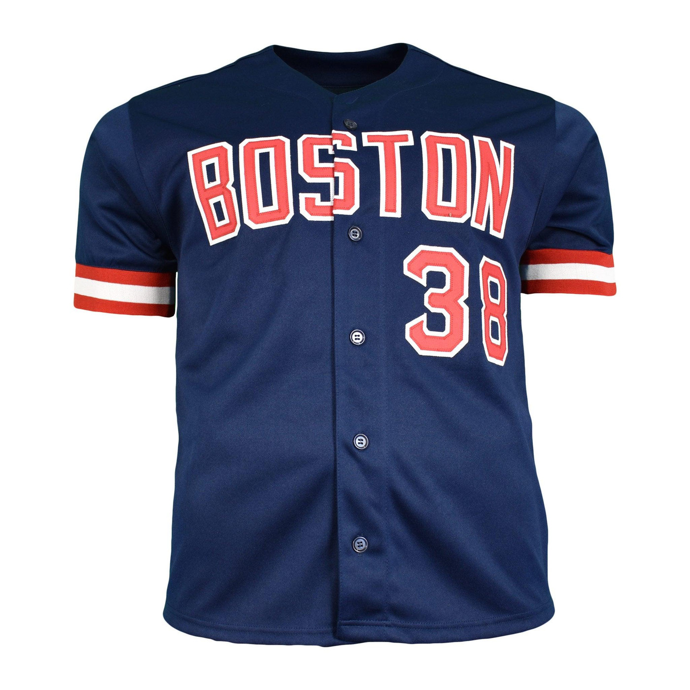 Curt Schilling Signed Pro-Edition Navy Jersey (JSA)