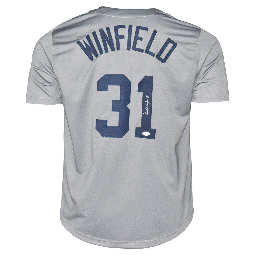 Dave Winfield Signed New York Grey Baseball Jersey (JSA)