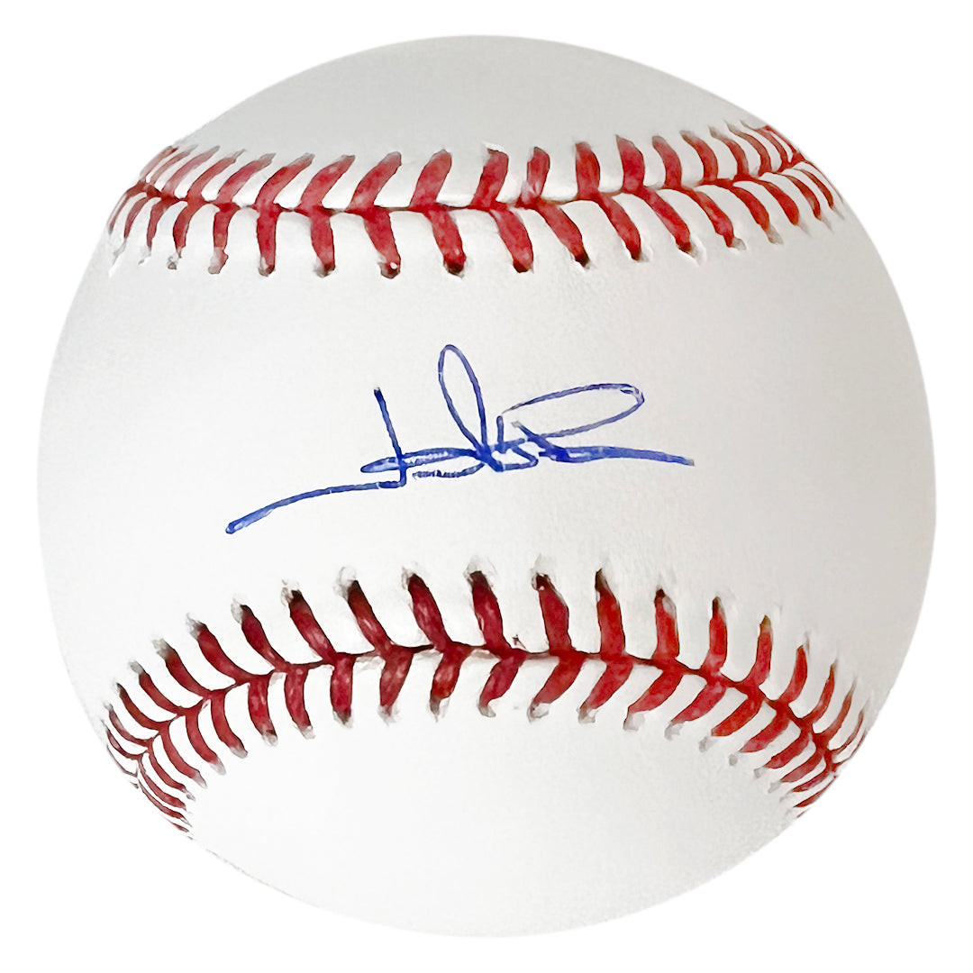 Jim Abbott Signed Rawlings Official Major League Baseball (Beckett) -