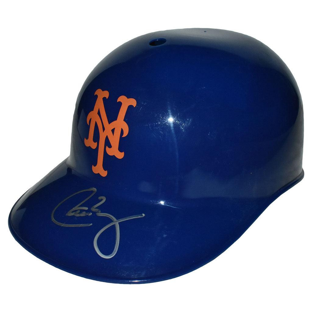 Carlos Baerga Signed New York Mets Souvenir MLB Baseball Batting